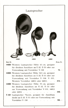 44003 Horn Speaker; Western Electric Co. (ID = 2725070) Altavoz-Au