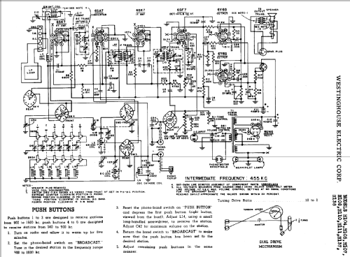 H110A Ch=V-2102-2; Westinghouse El. & (ID = 586082) Radio