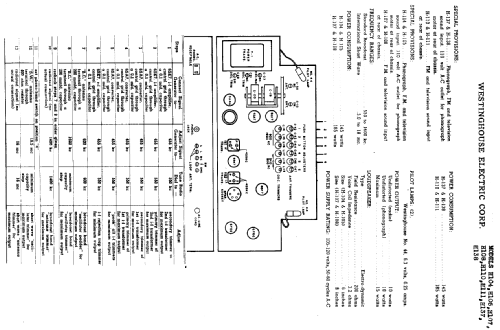 H110A Ch=V-2102-2; Westinghouse El. & (ID = 586084) Radio