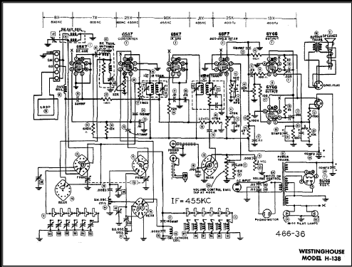 H138 Ch=V-2102-1; Westinghouse El. & (ID = 488877) Radio