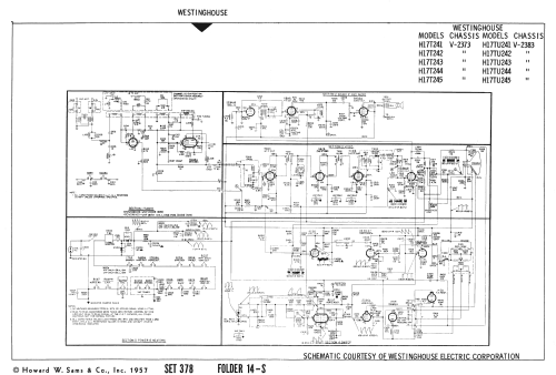 H17T243 Ch= V-2373; Westinghouse El. & (ID = 2471679) Televisión