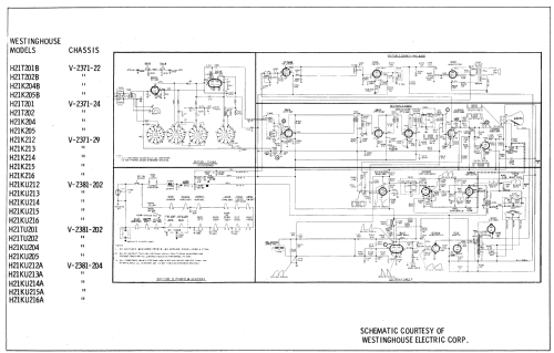 H21K204B Ch= V-2371-22; Westinghouse El. & (ID = 2462330) Television