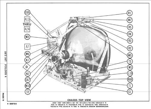 H21K214 Ch= V-2371-29; Westinghouse El. & (ID = 2524071) Television