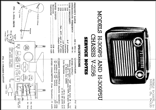 H309P5U Ch= V-2156; Westinghouse El. & (ID = 259834) Radio