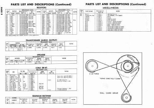 H370T7 Ch= V-2180-8; Westinghouse El. & (ID = 984516) Radio