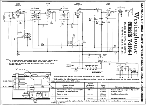 H378T5 Ch= V-2184-1; Westinghouse El. & (ID = 168162) Radio