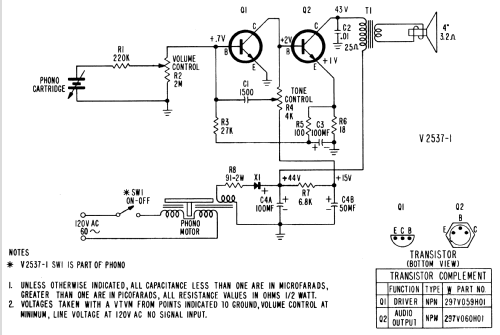 H-100AC1 Ch= V-2537-1; Westinghouse El. & (ID = 1204800) R-Player