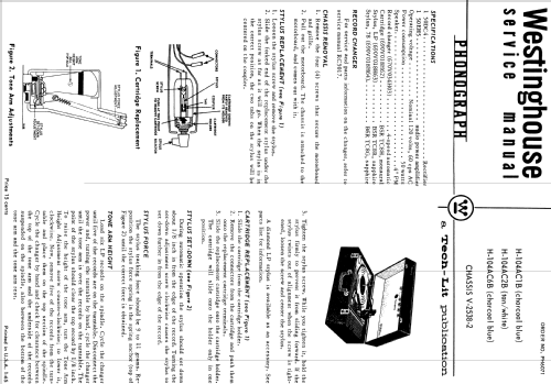 H-104AC2B Ch= V-2538-2; Westinghouse El. & (ID = 1204841) Ton-Bild