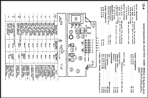 H-105B Ch= V-2102-5; Westinghouse El. & (ID = 415489) Radio