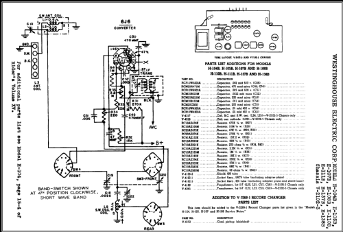 H-107B Ch= V-2102-3; Westinghouse El. & (ID = 415109) Radio