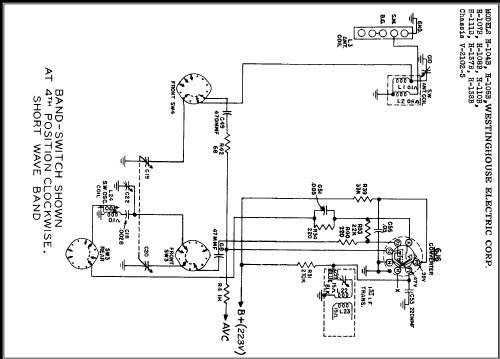 H-108B Ch= V-2102-5; Westinghouse El. & (ID = 415505) Radio