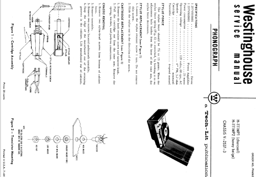 H-111MP2 Ch= V-2537-3; Westinghouse El. & (ID = 1205575) Reg-Riprod