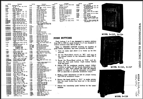 H-113 ; Westinghouse El. & (ID = 447073) Radio