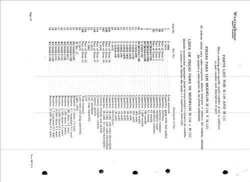 H-134B ; Westinghouse El. & (ID = 1412476) Radio