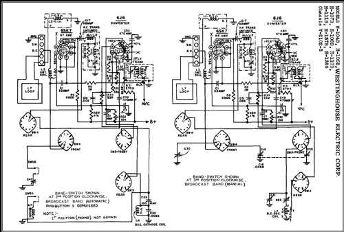 H-137B CH= V-2102-3; Westinghouse El. & (ID = 415137) Radio