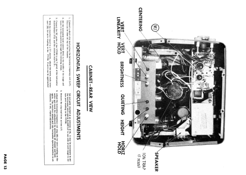 H-14T170A Ch= V-2311-45; Westinghouse El. & (ID = 1850068) Television