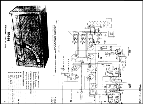 H-161 Ch= V-2118; Westinghouse El. & (ID = 369295) Radio