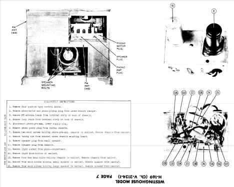 H-169 Ch= V-2124-1; Westinghouse El. & (ID = 962678) Radio