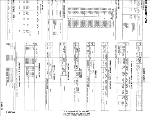 H-17C288 Ch= V-2365-11; Westinghouse El. & (ID = 892618) TV-Radio