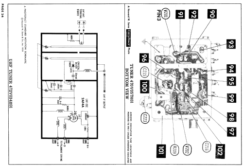 H-17C288 Ch= V-2365-11; Westinghouse El. & (ID = 892627) TV Radio