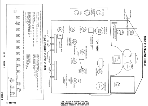 H-17CU287 Ch= V-2365-12; Westinghouse El. & (ID = 892718) TV-Radio