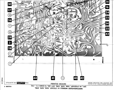 H-17CU287 Ch= V-2365-12; Westinghouse El. & (ID = 892740) TV-Radio