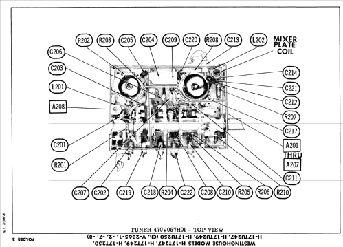 H-17T249 Ch= V-2365-1; Westinghouse El. & (ID = 877788) Televisión