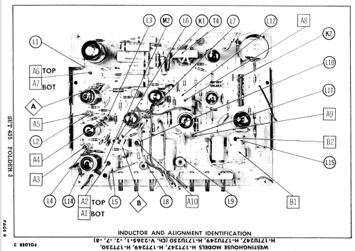 H-17TU247 Ch= V-2365-8; Westinghouse El. & (ID = 877823) Television