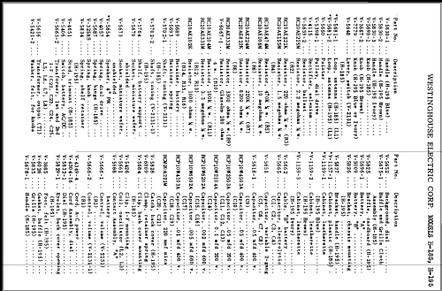 H-185 Ch= V-2131; Westinghouse El. & (ID = 370119) Radio