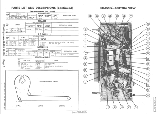 H-185 Ch= V-2131; Westinghouse El. & (ID = 1477828) Radio