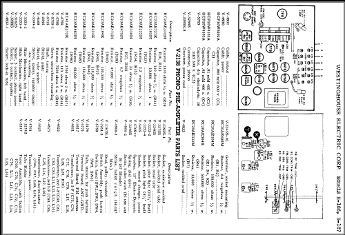 H-187 Ch= V-2132; Westinghouse El. & (ID = 370148) Radio