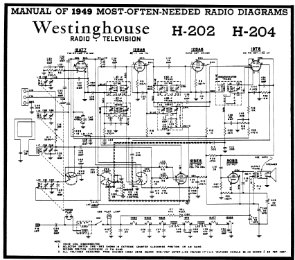 H-202 Ch= V-2128-2; Westinghouse El. & (ID = 103361) Radio