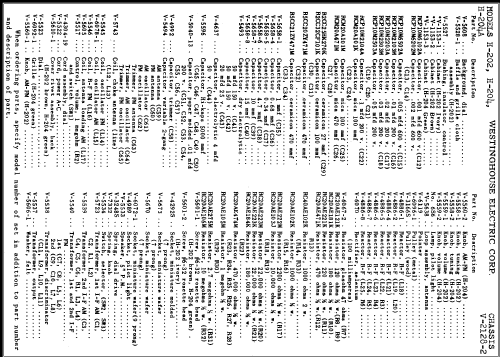 H-202 Ch= V-2128-2; Westinghouse El. & (ID = 319109) Radio