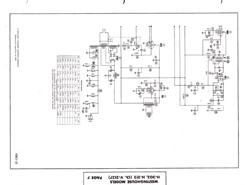 H-203 Ch= V-2137; Westinghouse El. & (ID = 1280847) Radio