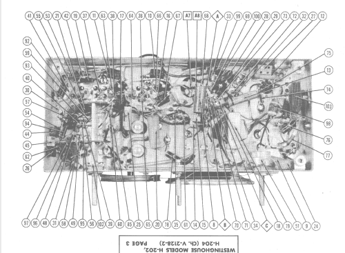 H-204A Ch= V-2128-2; Westinghouse El. & (ID = 1429285) Radio