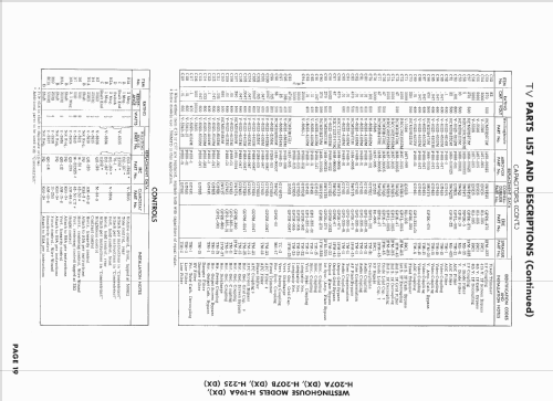 H-207A Ch= V-2130-11DX Radio Ch= V-2137; Westinghouse El. & (ID = 1569179) TV Radio