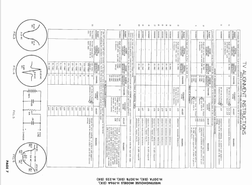 H-207A Ch= V-2130-12DX Radio Ch= V-2137; Westinghouse El. & (ID = 1569192) TV Radio