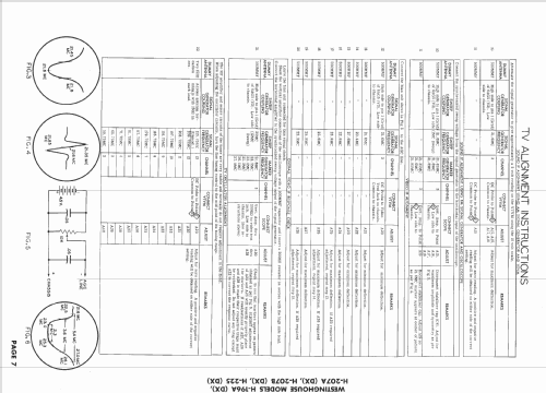 H-207A Ch= V-2130-12DX Radio Ch= V-2137; Westinghouse El. & (ID = 1569193) TV Radio