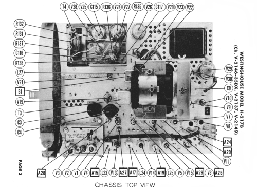 H-217B V-2146-35DX, V-2137, V-2149; Westinghouse El. & (ID = 1561033) TV-Radio