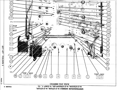 H-21CT258 Ch= V-2367-1; Westinghouse El. & (ID = 878953) Television