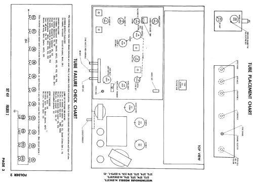 H-21K272, H-21K273, H-21K274 Ch= V-2375-1; Westinghouse El. & (ID = 622552) Television