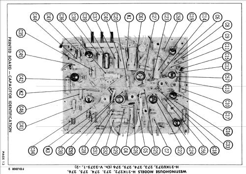 H-21K275, H-21K276 Ch= V-2375-1; Westinghouse El. & (ID = 622993) Television