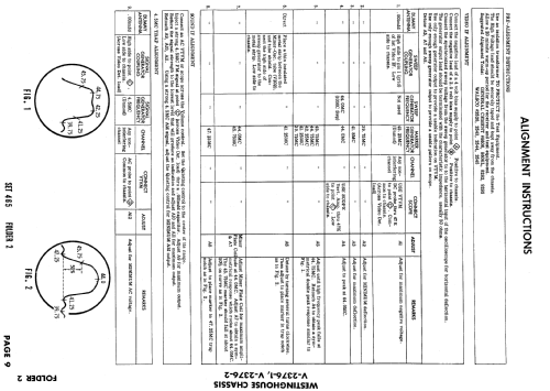 H-21K305, 306, 308, 309, 310 Ch= V-2376-1; Westinghouse El. & (ID = 635542) Television