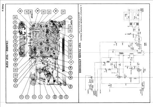 H-21KU305, 306, 308, 309 Ch= V-2376-2; Westinghouse El. & (ID = 635451) Television