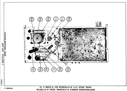H-21T203A Ch=Y-2366-1; Westinghouse El. & (ID = 882030) Televisore