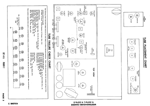 H-21T301, 302, 303, 304 Ch= V-2376-1; Westinghouse El. & (ID = 635378) Television