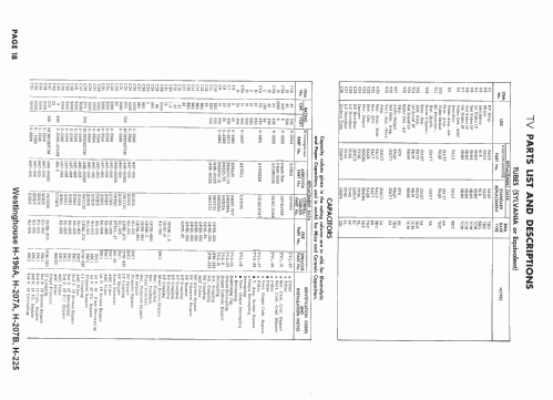 H-225 Ch= V-2130-31DX; Westinghouse El. & (ID = 1569270) Televisión