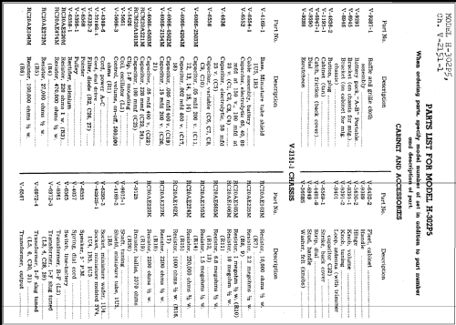 H-302P5 Ch= V-2151-1; Westinghouse El. & (ID = 277598) Radio