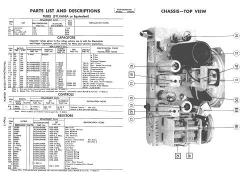 H-304P4 Ch= V-2153; Westinghouse El. & (ID = 1611131) Radio