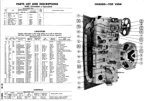 H-308T7 Ch= V-2136; Westinghouse El. & (ID = 512068) Radio